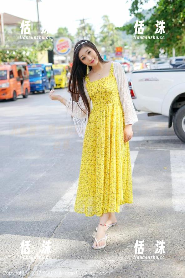 尤蜜荟 - 唐婉儿Lucky的透明魅力：原图合集，慢慢欣赏吧！