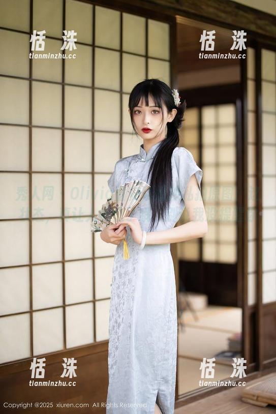 秀人网 - Olivia童安琪婚纱私拍原图：这状态，真让人恍惚了哦，别说我没提醒你