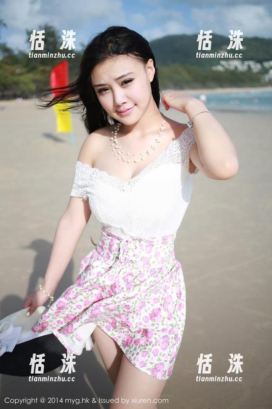 美媛馆 - 媛媛酱belle的高清图库：这套衣服太会撩了，咳咳！