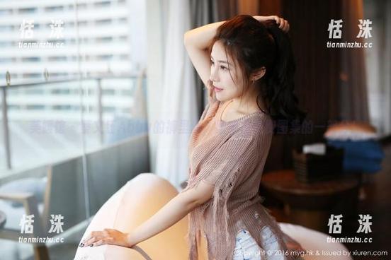 美媛馆 - 蔡文钰Abby的裤里丝，原来是免费图集的一部分！